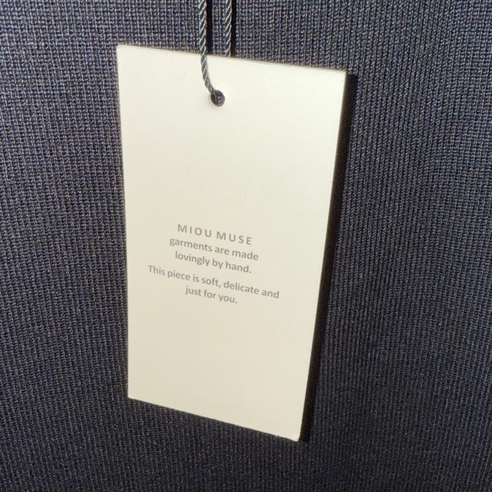 Miou Muse Black Sleeveless Stretch Dress NWT - Picture 6 of 6